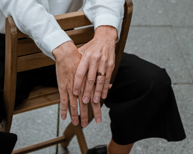 A close up of hands with smooth skin. The person is sitting on a hand with their hands out. It is the image for "Chaga for Skin Health: What are the Benefits?"