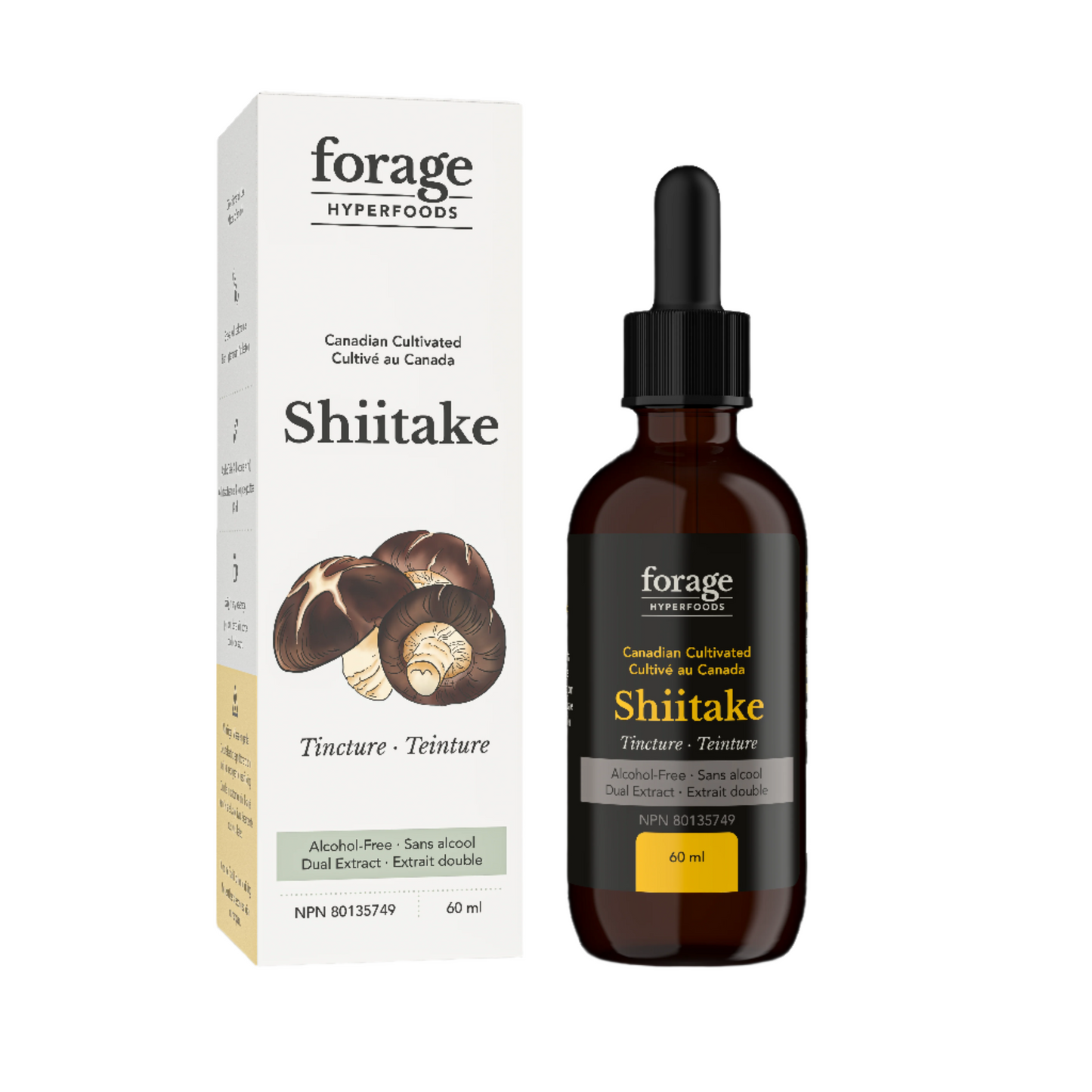 Shiitake tincture extract liquid mushroom supplement 