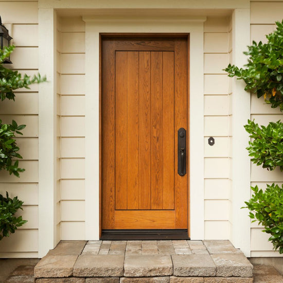 image of front door awaiting delivery