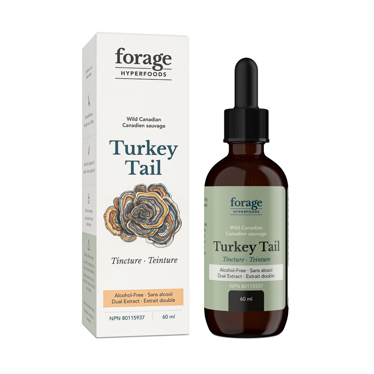 Turkey Tail Alcohol Free Format 60 Ml with box
