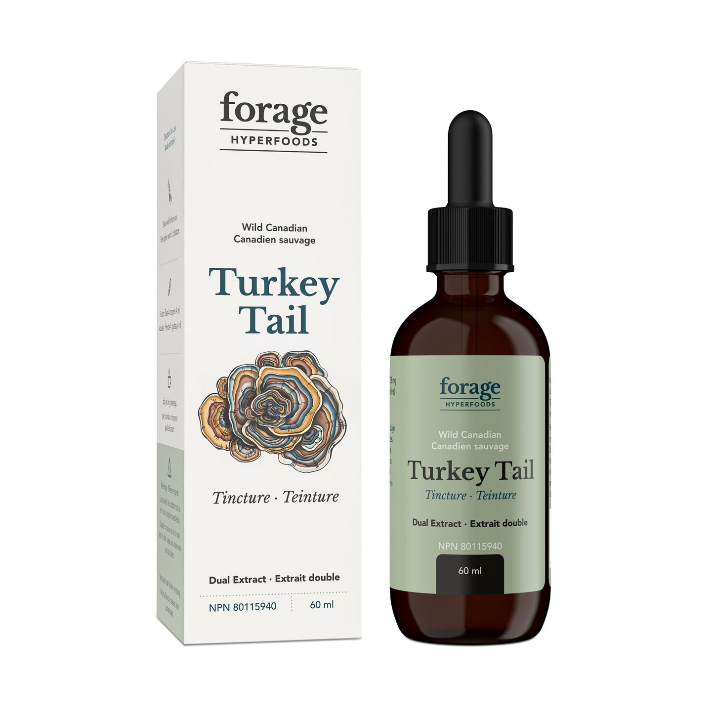 Original Turkey Tail tincture 60 Ml with Box